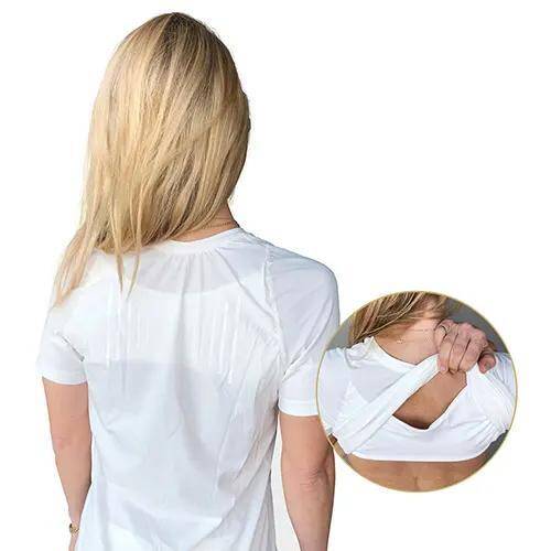 Posture Reminder T-shirt Kvinna - Vit