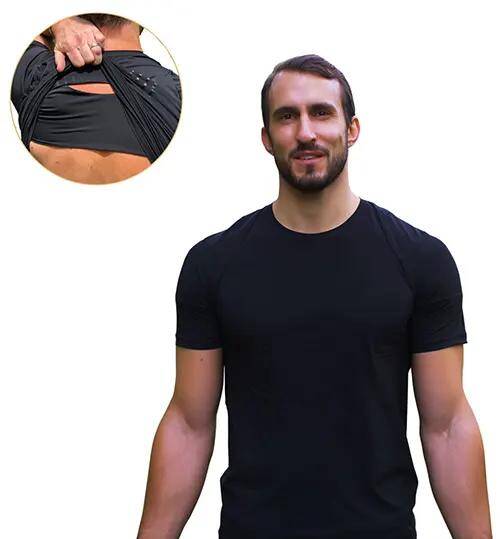 Posture Reminder T-shirt Man - Svart